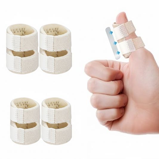 Hyggear™ Enderezador de dedos para dedos pequeños y pulgares - Férulas para dedos rotos y en gatillo - Férula de dedo para el dolor de artritis