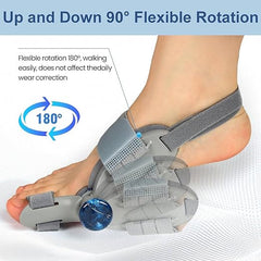 Hyggear Bunion Fix Pro - Corrector para Mujeres y Hombres: Corrector de Juanetes Ajustable para Aliviar el Dolor por Separación del Dedo Gordo, Férula Ortopédica para Juanetes con Enderezador para la Alineación de los Dedos