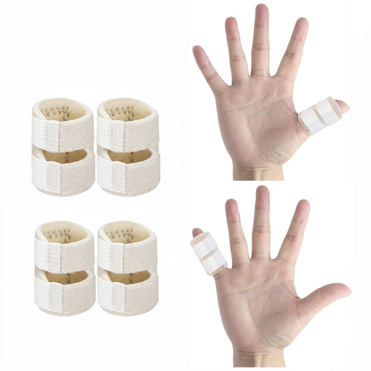 Hyggear™ Enderezador de dedos para dedos pequeños y pulgares - Férulas para dedos rotos y en gatillo - Férula de dedo para el dolor de artritis