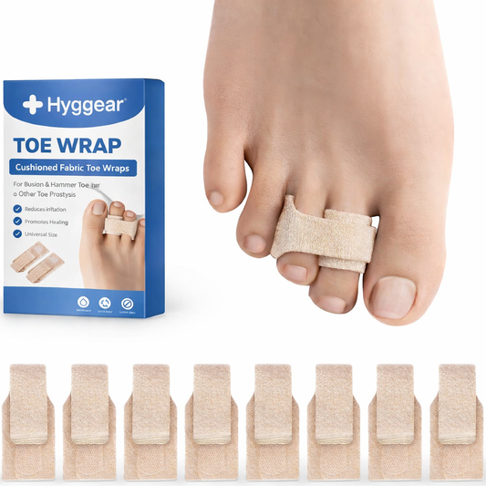Hyggear Enderezador de Dedo Martillo - Envolturas para Dedos Rotos - Corrector de Dedo Martillo para Mujeres - Férulas para Dedos Torcidos, Doblados, Curvados - 57623457236